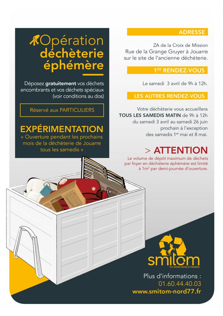 Flyer Déchèterie éphémère